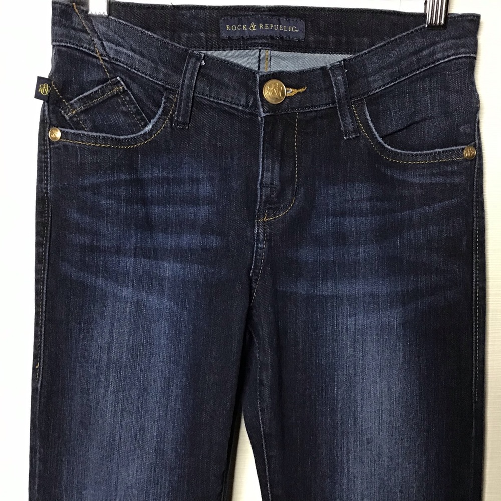 Rock & Republic Dark Blue Boot Cut Jeans